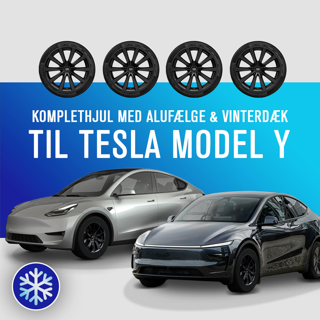 19" Komplethjul med vinterdæk - Tesla Model Y