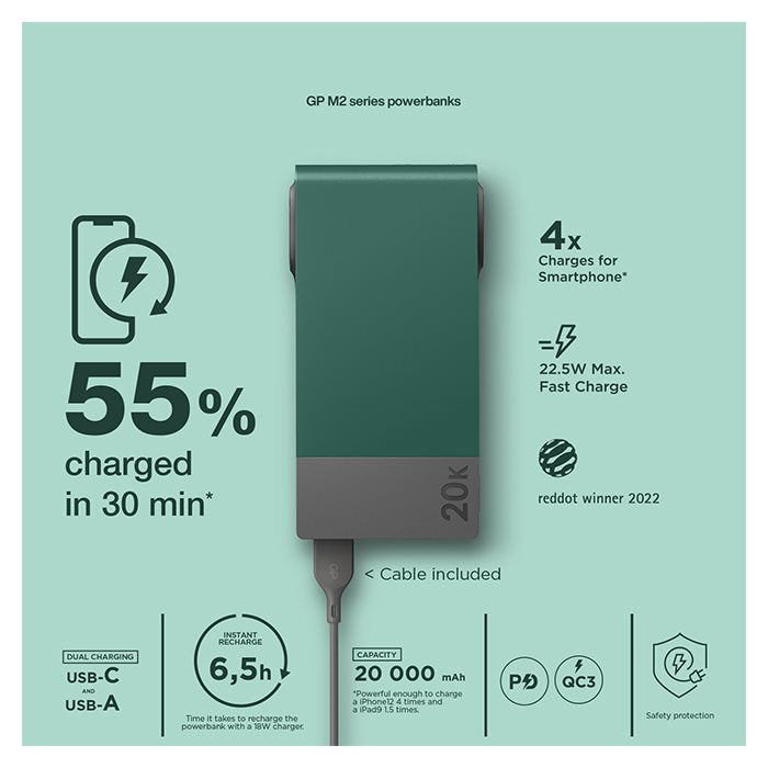 ZORN Z32 LNE elektrisk køleboks/køletaske 12/230V Ink. 20.000 mAh powerbank