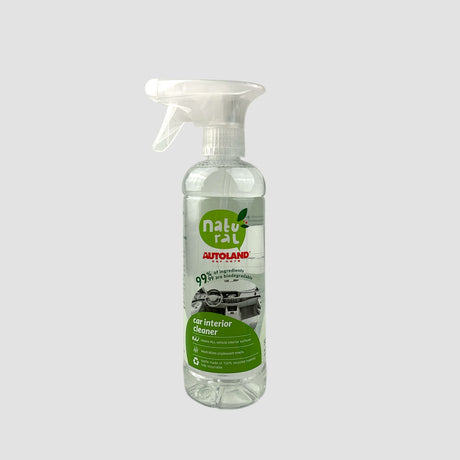 Autoland interiørrens sprayflaske med grøn label, velegnet til rengøring af bilens kabine.