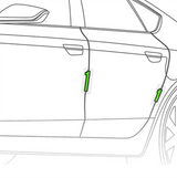 Dør beskyttere (4 stk.)