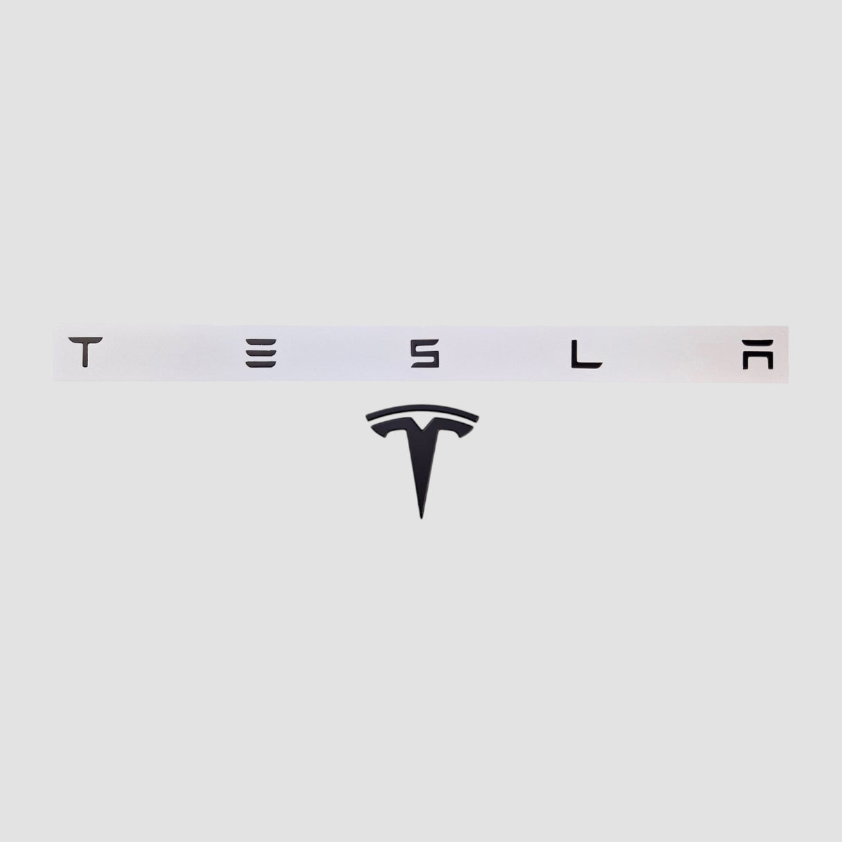 Emblemsæt mat sort til Tesla Model 3 Highland 2024+