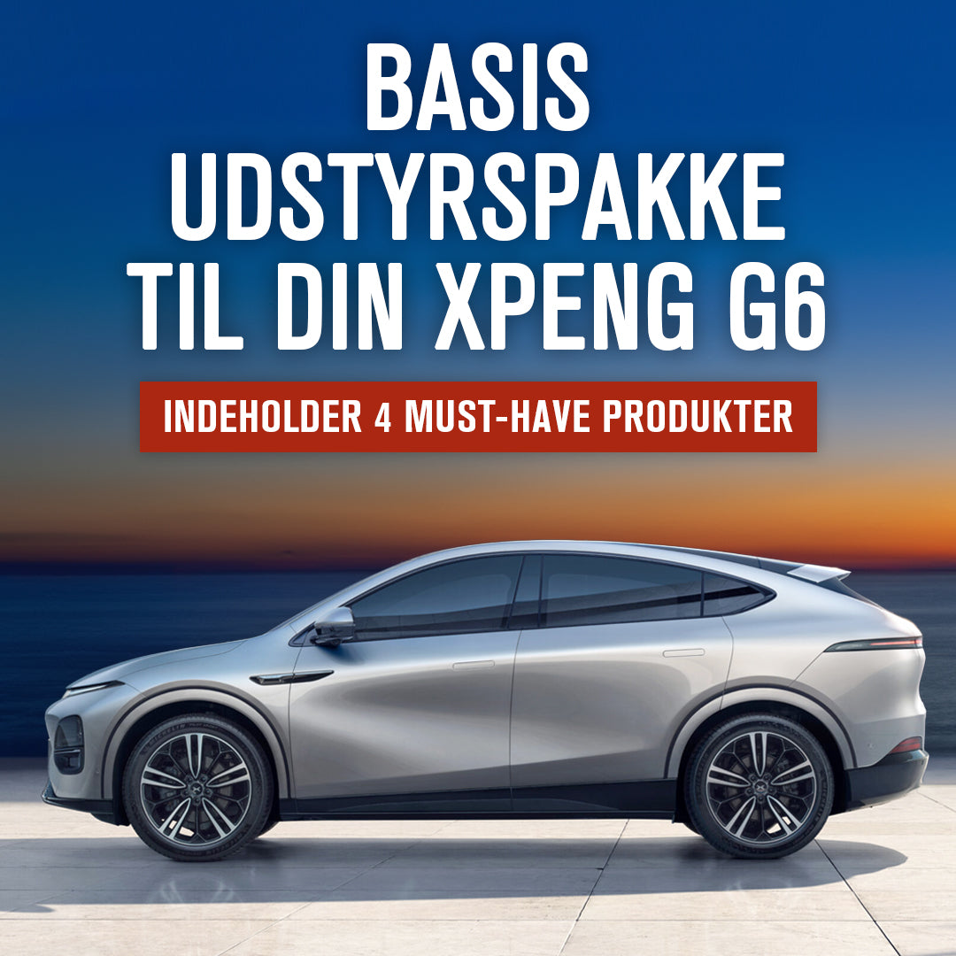 XPENG G6 Basis Udstyrspakke med 4 must-have produkter.