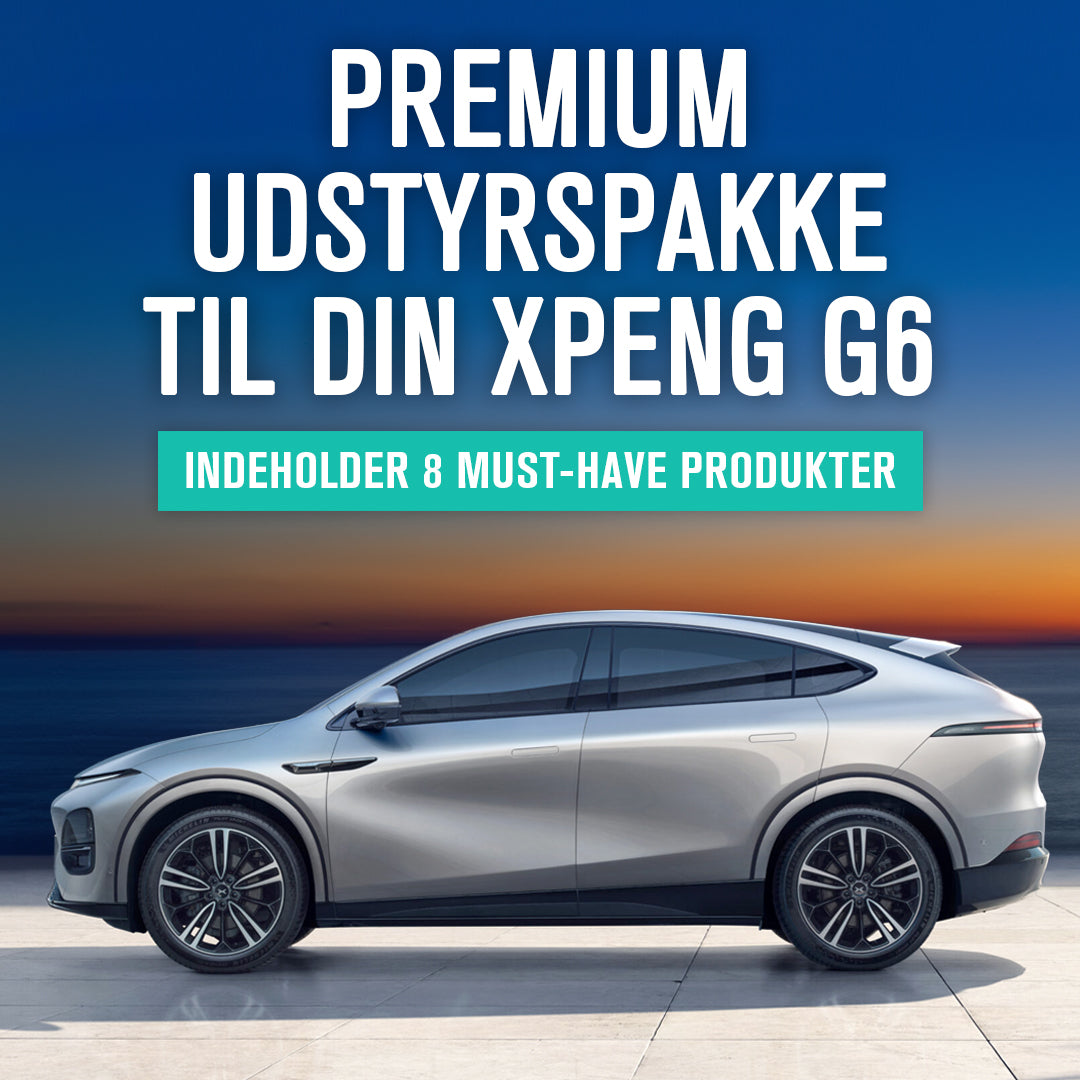 XPENG G6 Premium Udstyrspakke indeholder 8 must-have produkter.