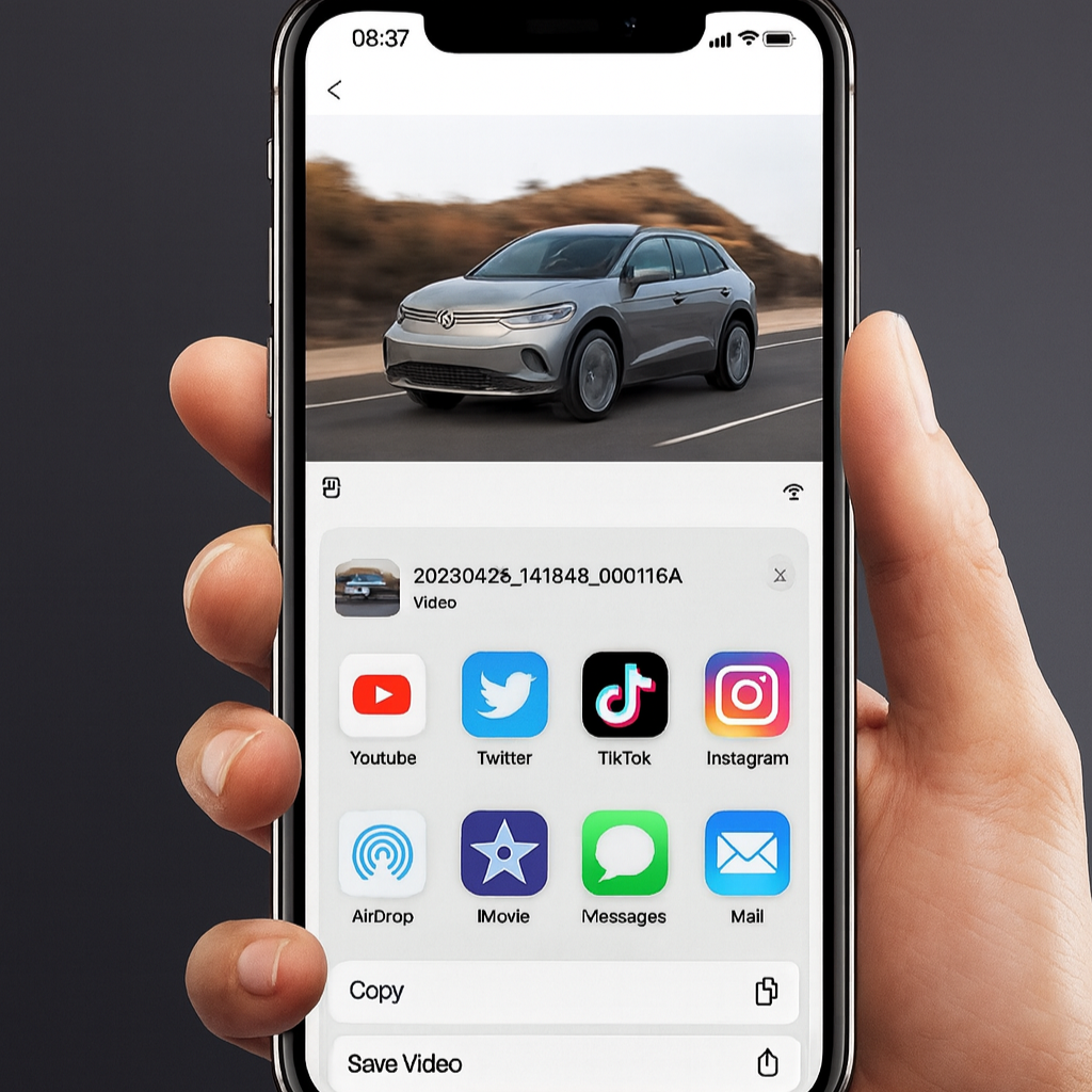 GCG MAX 4K Dashcam til Cupra Tavacan