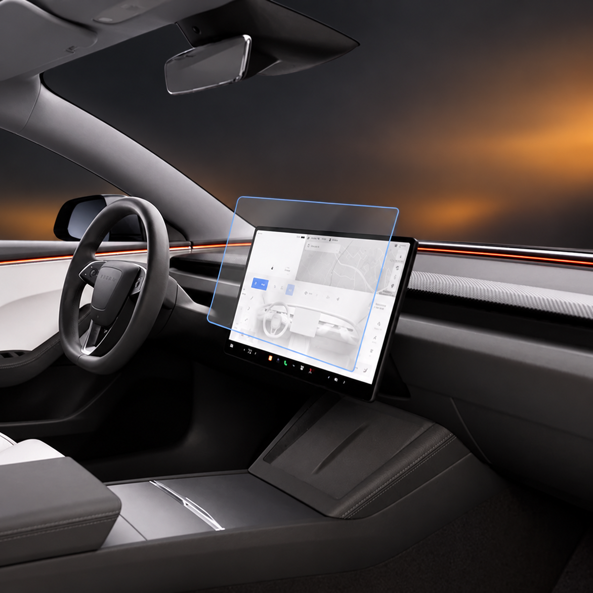 Skærmbeskytter GCG MAX – Tesla Model 3/Y (Highland & Juniper)