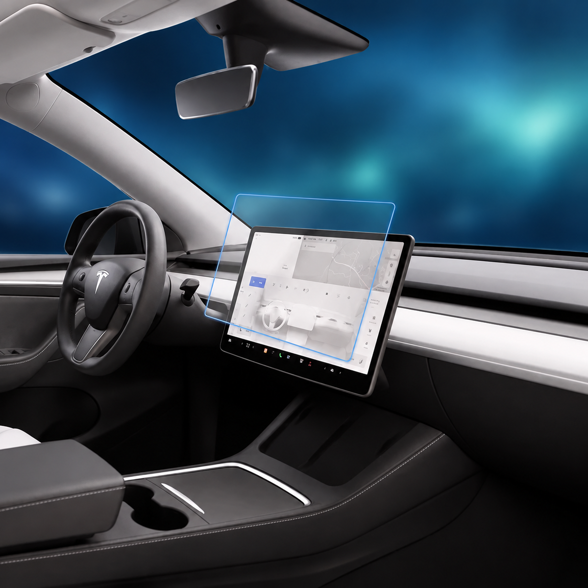 Skærmbeskytter GCG MAX – Tesla Model 3/Y