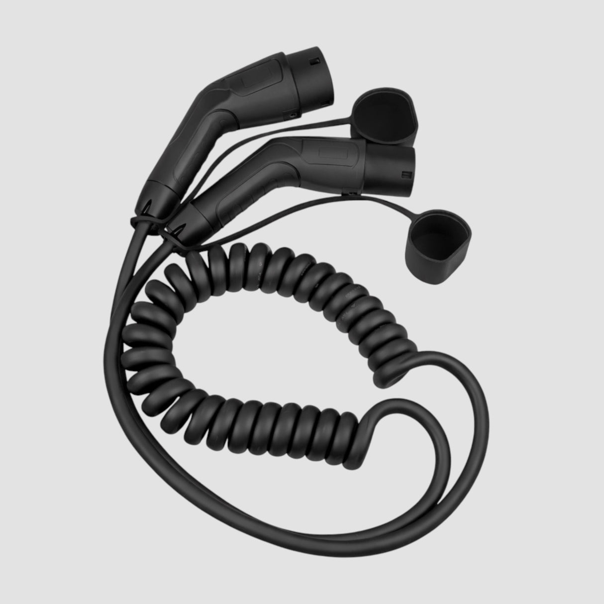 GCG MAX spiral ladekabel til elbil Type-2 16A 3-faset - 5 meter