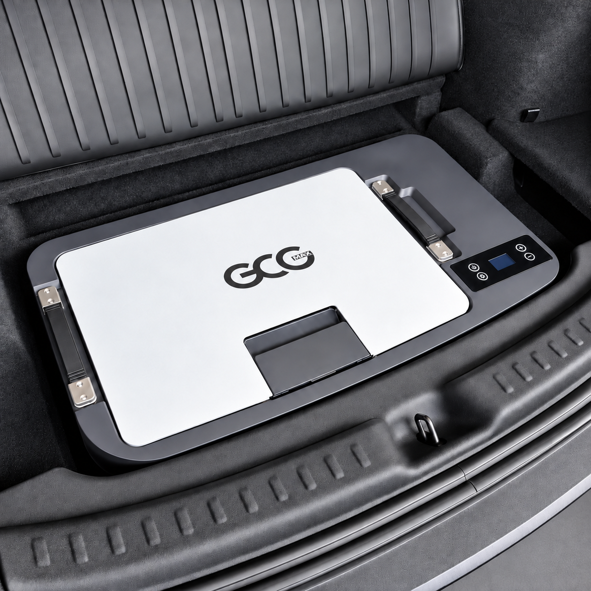 Køleboks med kompressor til sub-trunk – Tesla Model Y