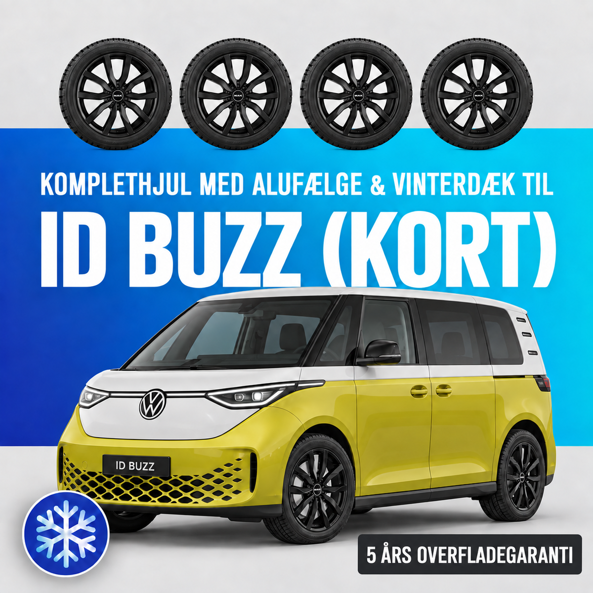 19" komplethjul med vinterdæk - ID Buzz (kort)
