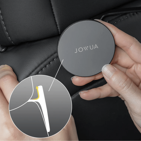 Man kan se hvordan magnetholderen skal monteres.