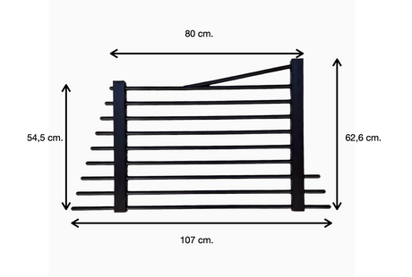 Mål for deler til hundeboks