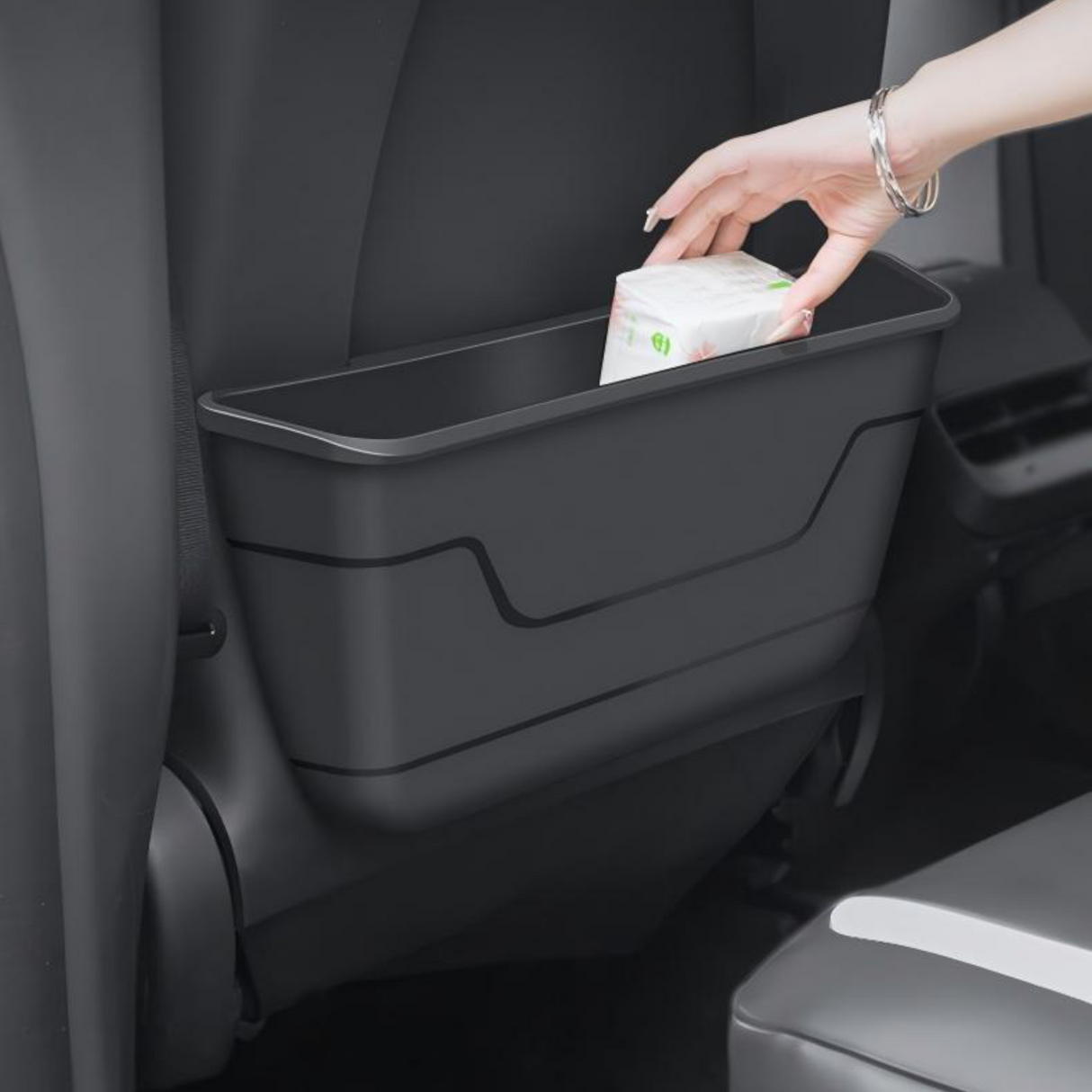 Affaldsbeholder/opbevaring til ryglæn – Tesla Model 3/Y