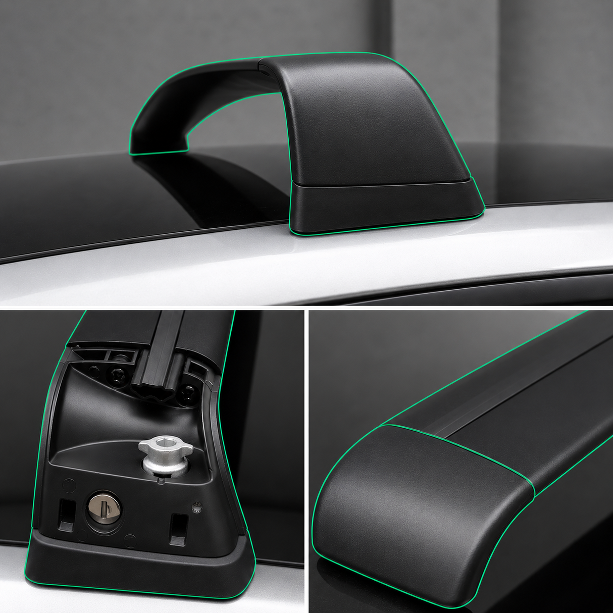 Tagbøjler - Passer til Tesla Model 3/Y
