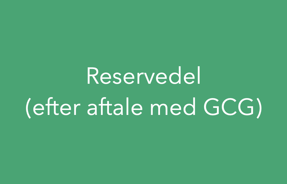 Reservedel (efter aftale)