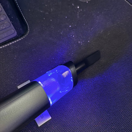 Støvsuger til bil som lyser