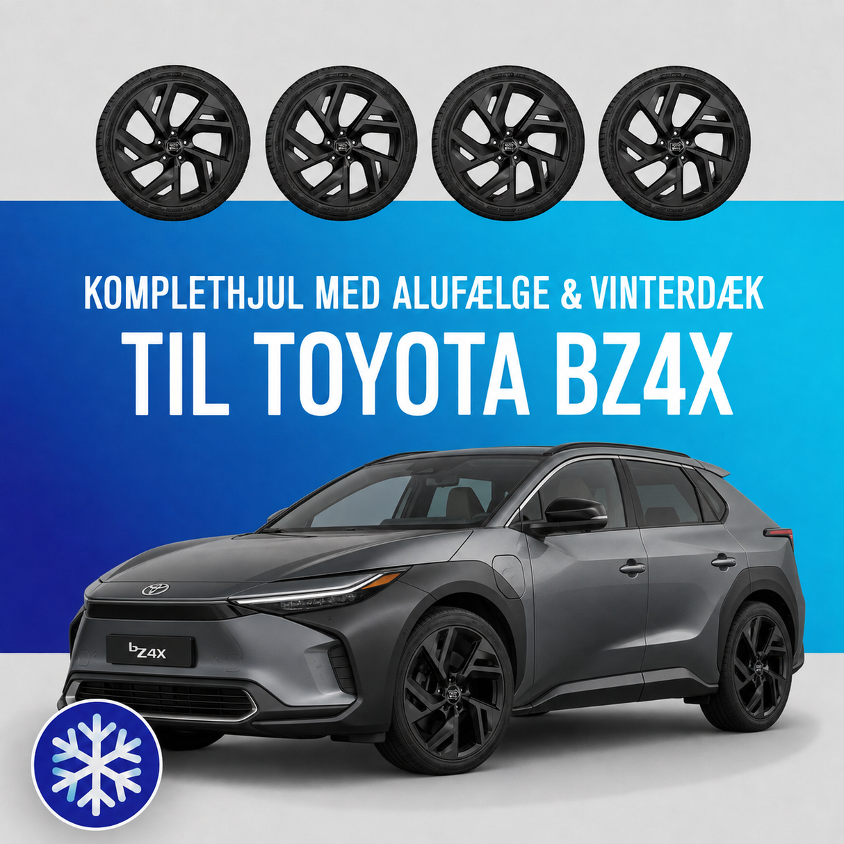 18" komplethjul med vinterdæk - Toyota BZ4X