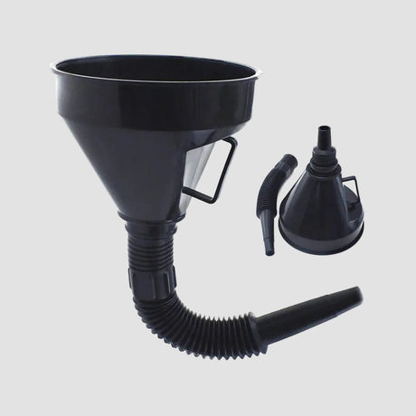 sort tragt til påfyldning 