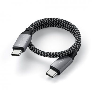 Satechi USB-C til USB-C kabel 25 cm. (40 GBPS)