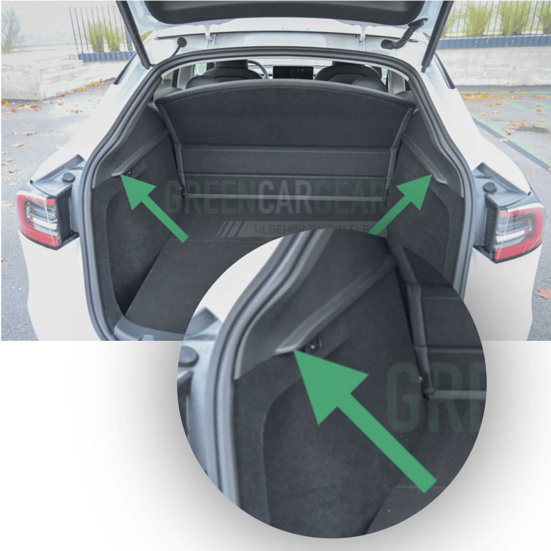 Bagagerumsafdækning/Rullegardin til Tesla Model Y