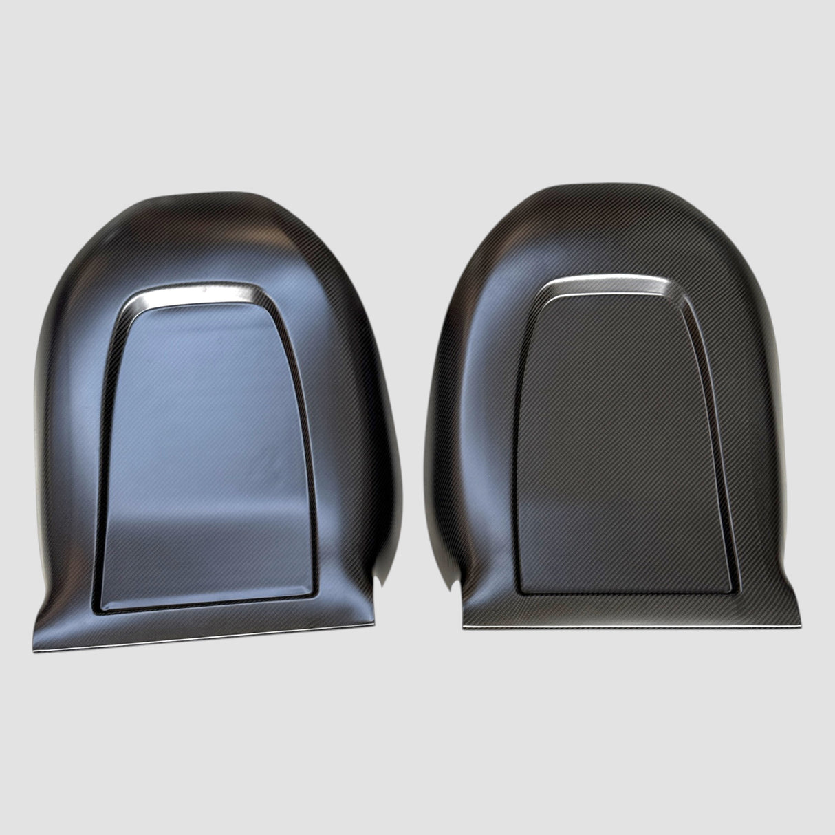 Carbon cover til bagsiden af forsæderne - Tesla Model 3/Y