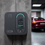 GCG MAX 11/22kW ladeboks + kabelholder