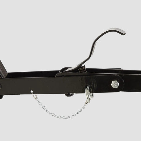 Låse mekanismen på en cykelholder til en elbil. 