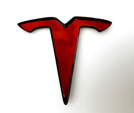 Emblemer i ægte mat carbon til Tesla Model 3/Y