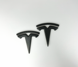 Emblemer i ægte mat carbon til Tesla Model 3/Y