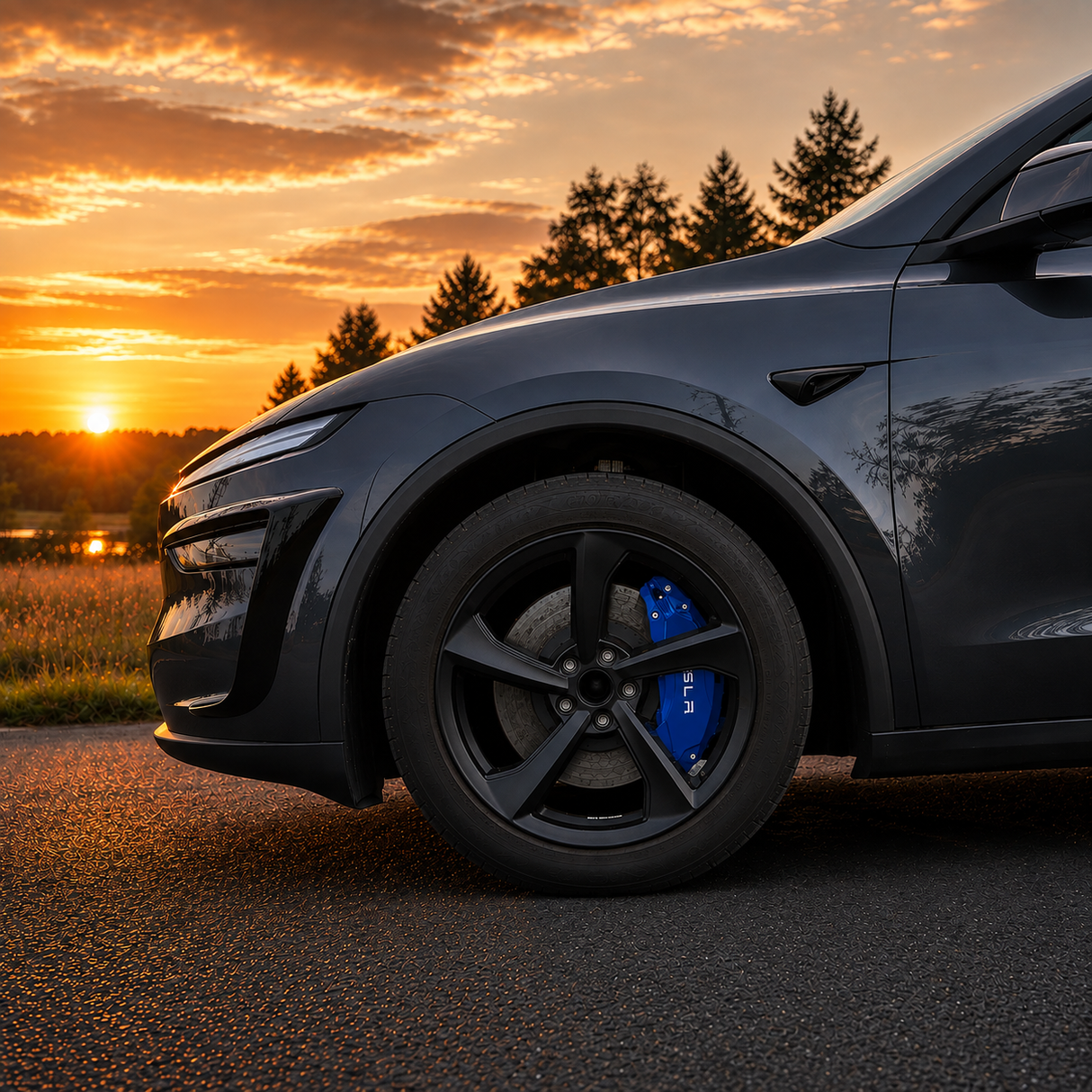 GCG MAX Cover til bremsekalibre - Passer til Tesla Model Y 2025- Juniper