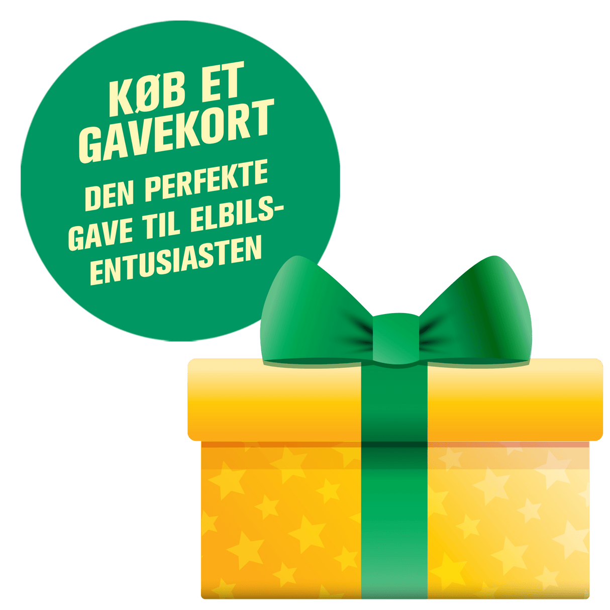 Køb et gavekort – Den perfekte gave til elbils-entusiasten.