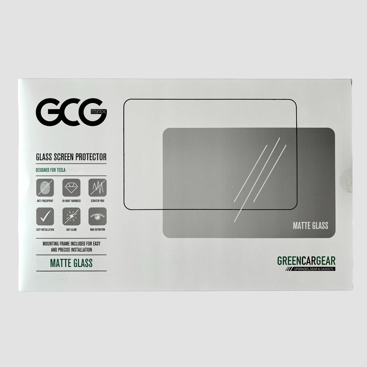 GCG MAX skærmbeskytter – Tesla Model 3/Y (Highland & Juniper)