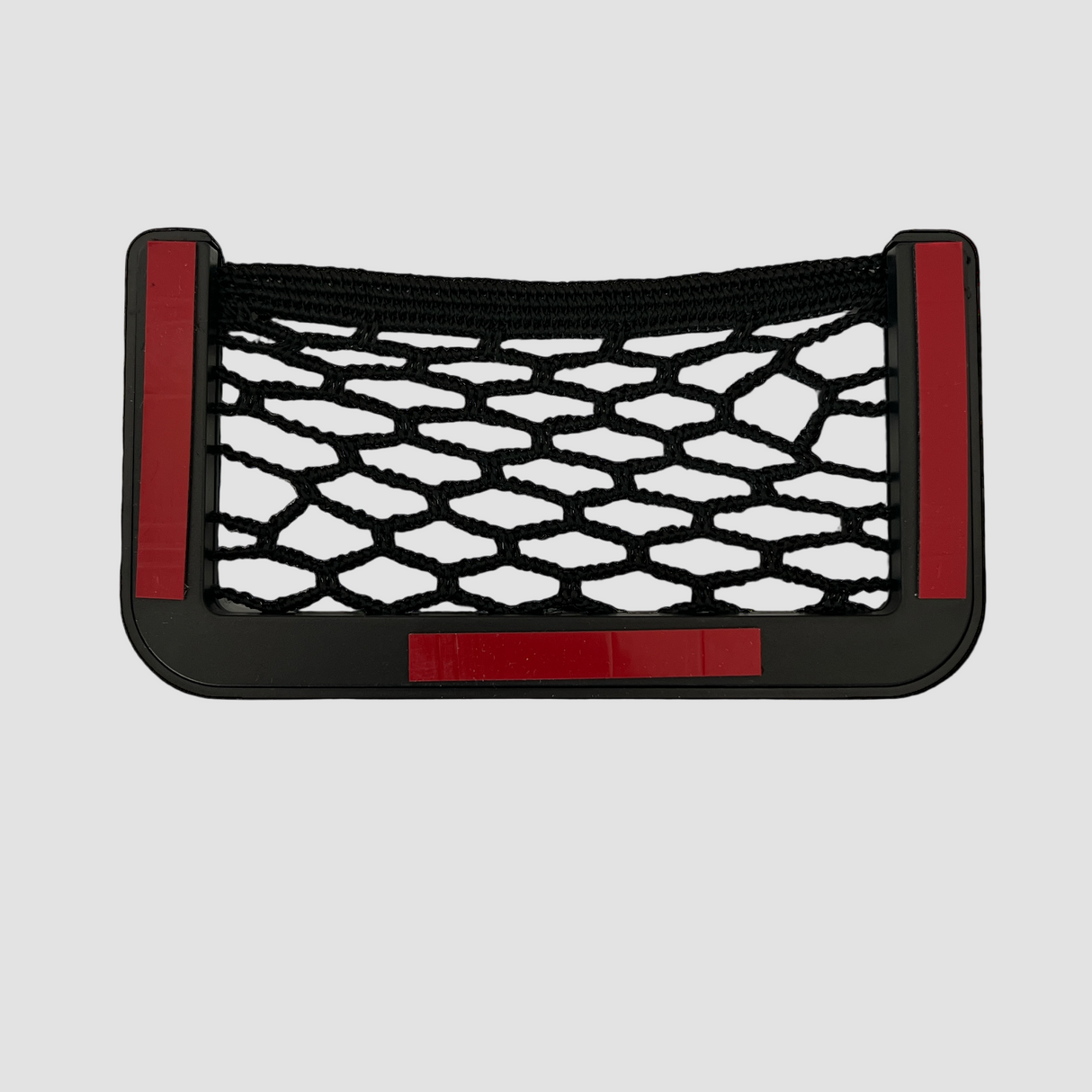 Holder med net som kan monteres i bilen med hjælp af 3M tape