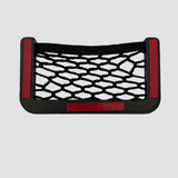 Holder med net som kan monteres i bilen med hjælp af 3M tape