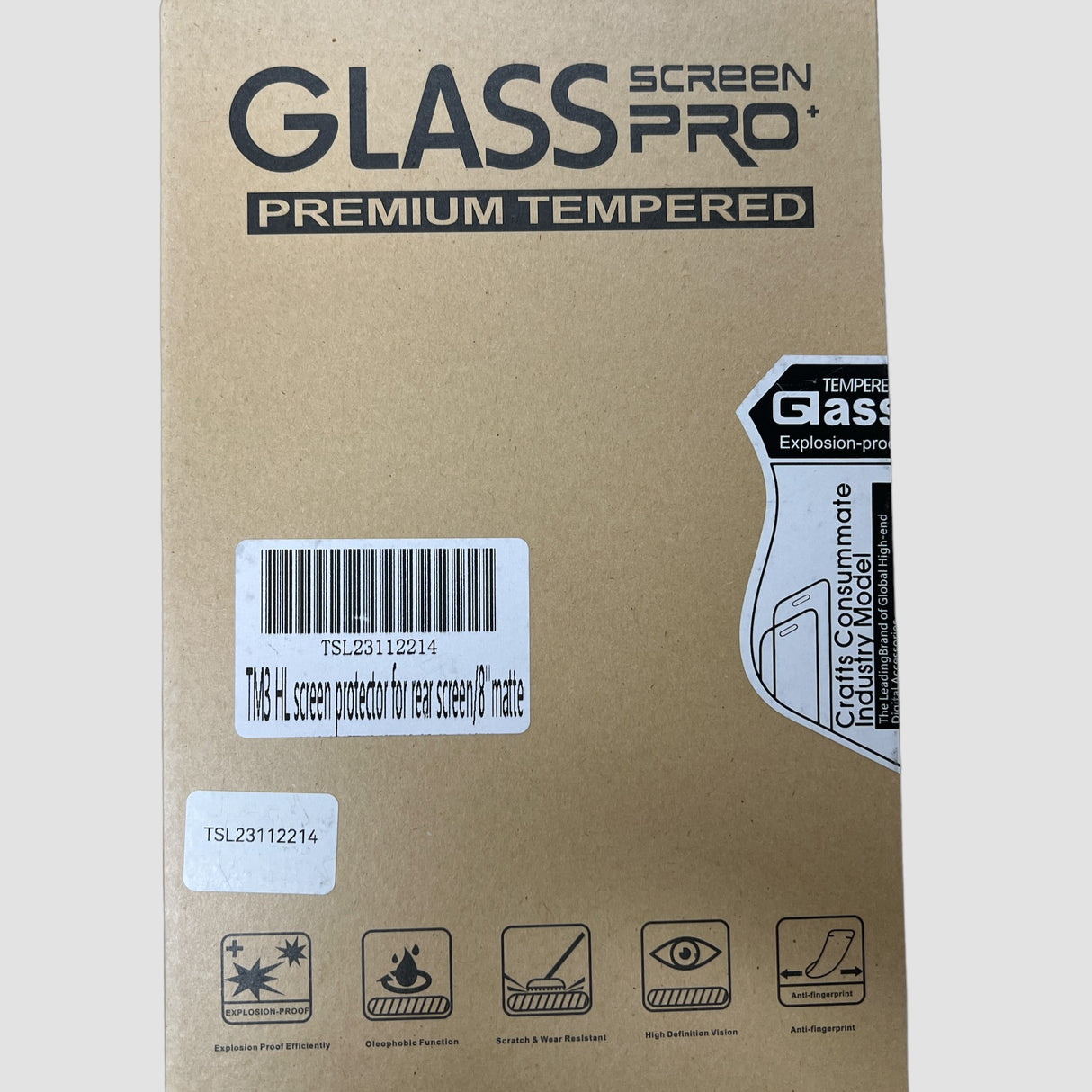 8" skærmbeskytter (bagsæde) til Tesla Model 3 & Y