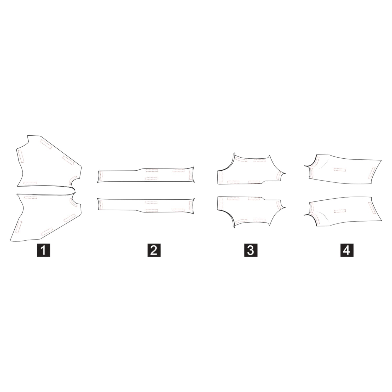 Beskyttelseslister – passer til Tesla Model Y 2025-