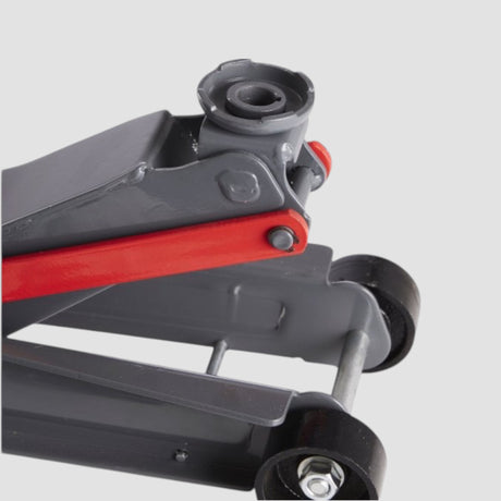 Donkraft med lav profil. Nærbillede af løftehovedet.