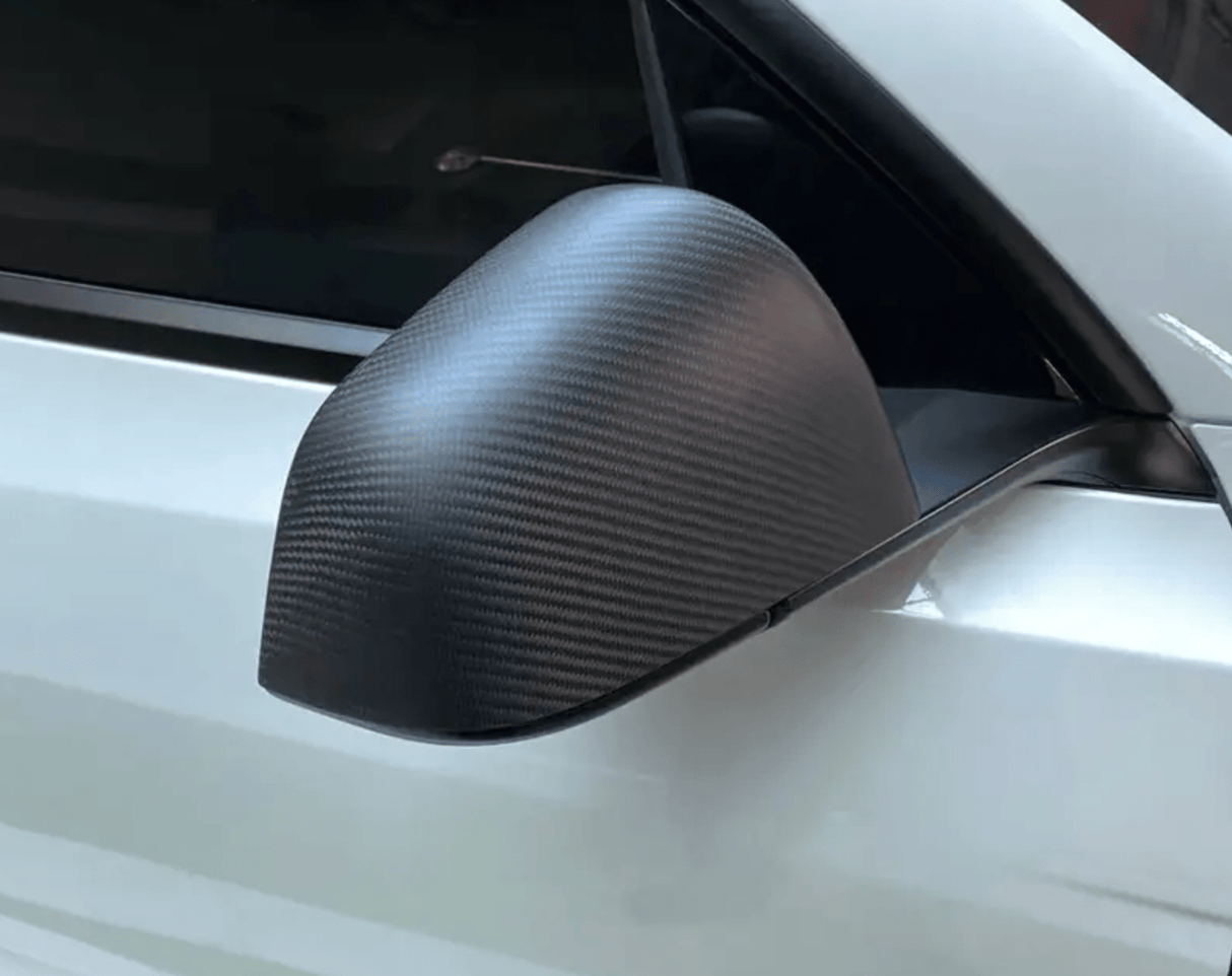 Cover til sidespejl i ægte carbonfiber til Tesla Model 3/Y