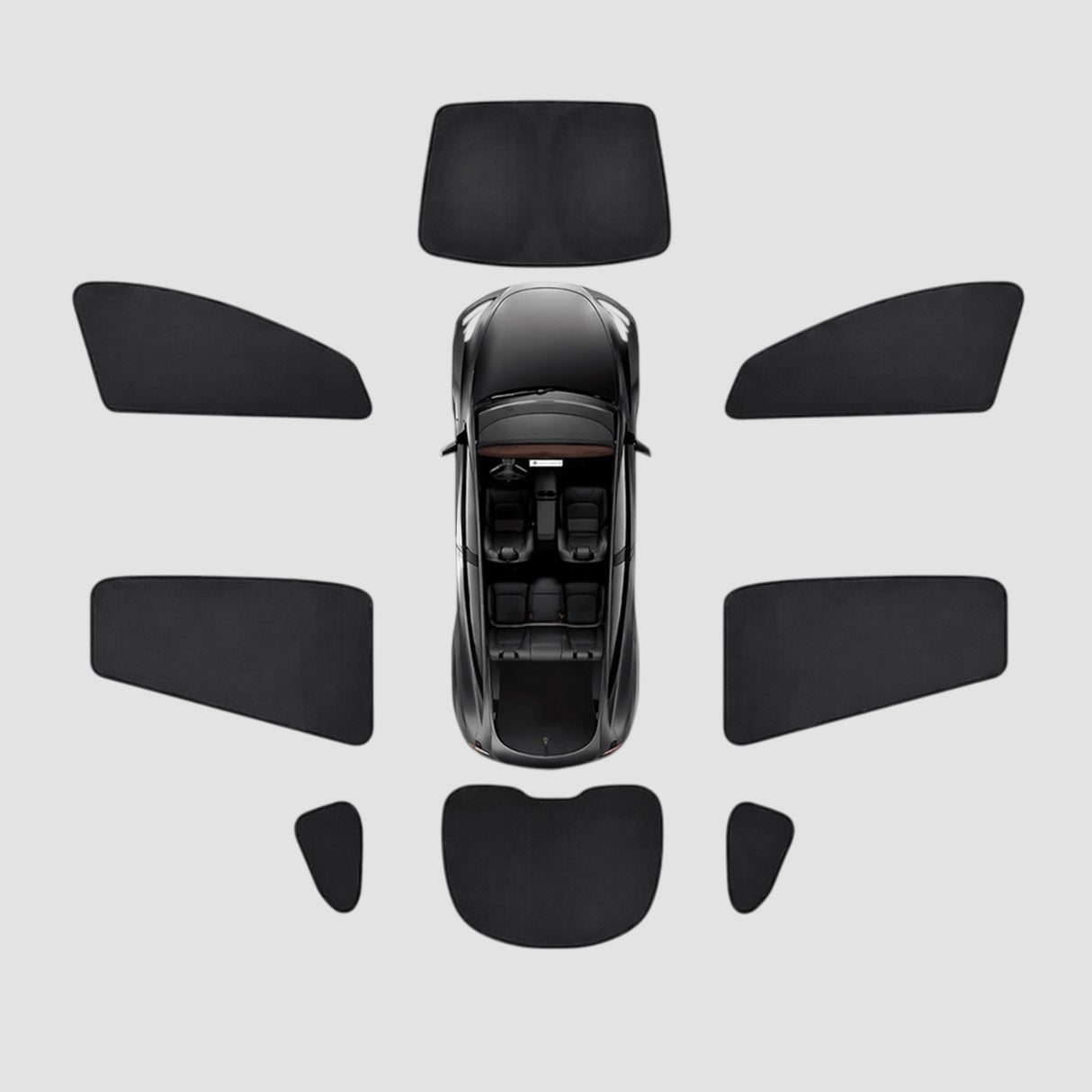 Afdækning til vinduer – passer til Tesla Model Y Juniper